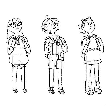 Early character concepts